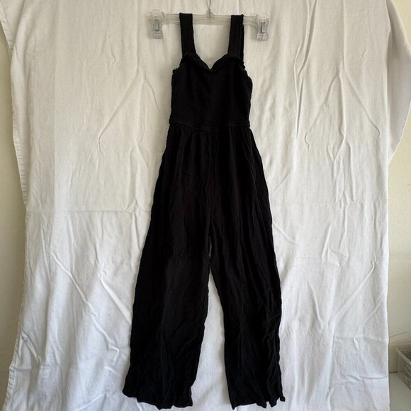 Other - art class Girls Black Sleeveless Jumpsuit Size S (6/7)